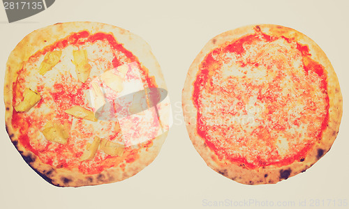 Image of Retro look Pizza Margherita