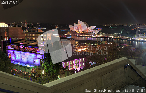 Image of Sydney Harbour and The Rocks by Night