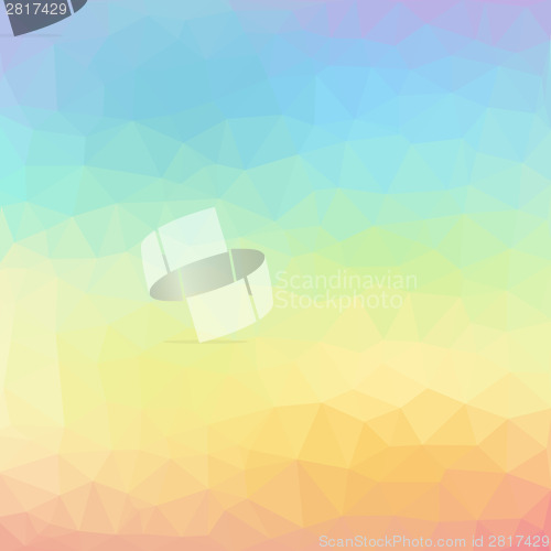 Image of Geometric abstract low poly background