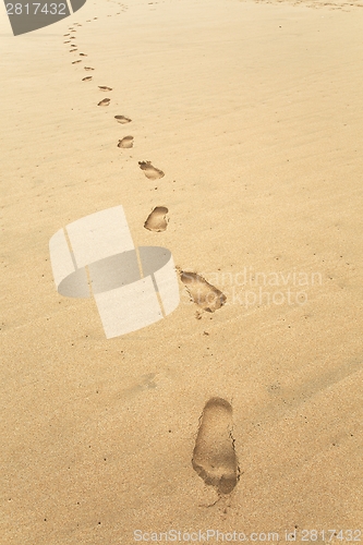 Image of Footsteps in Sand