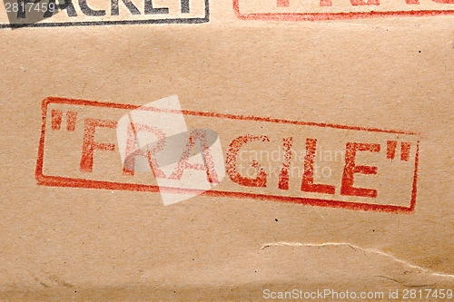 Image of Fragile stamp