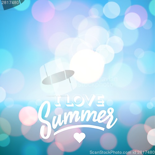 Image of Summer holiday tropical beach background