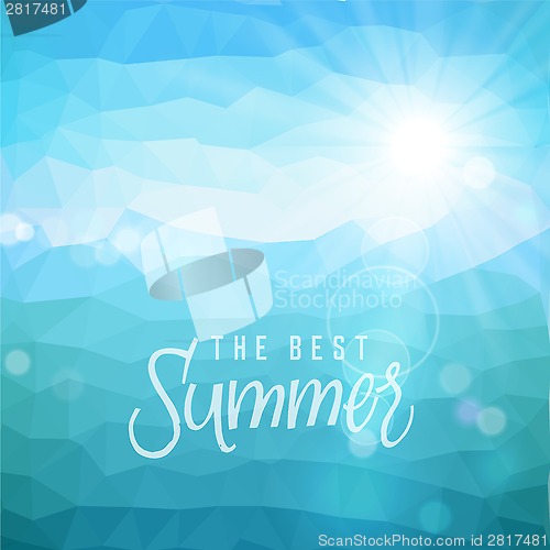 Image of Summer holiday tropical beach background