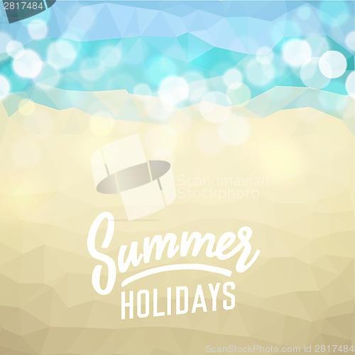 Image of Summer holiday tropical beach background