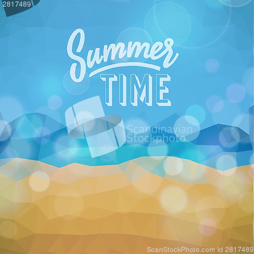 Image of Summer holiday tropical beach background