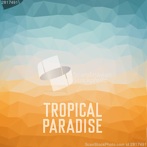 Image of Summer holiday tropical beach background