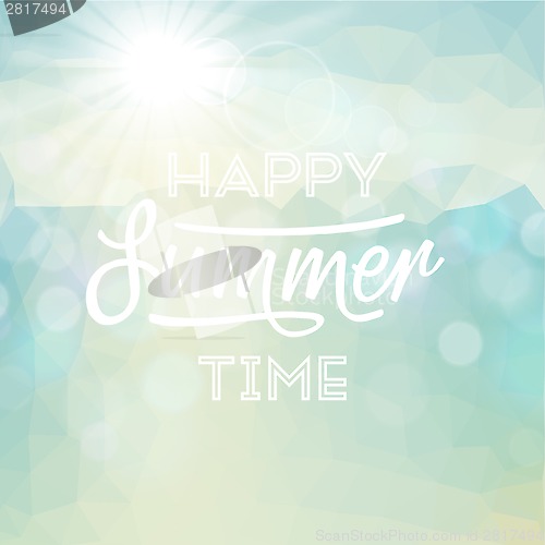 Image of Summer holiday tropical beach background