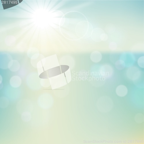 Image of Summer holiday tropical beach background