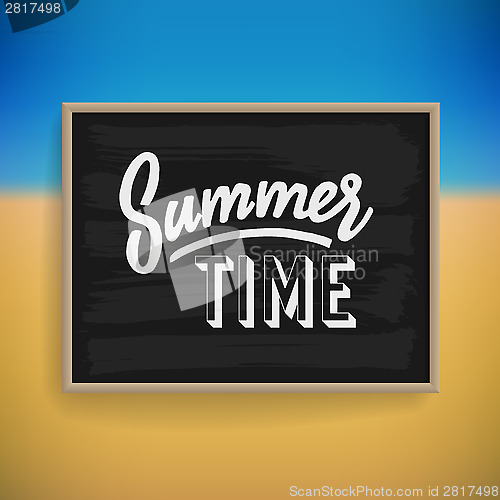 Image of Summer holiday poster design