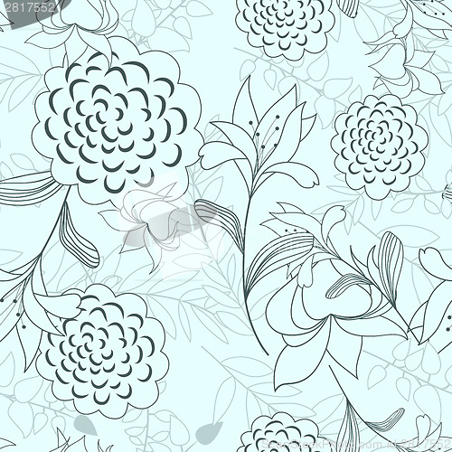 Image of Seamless floral pattern