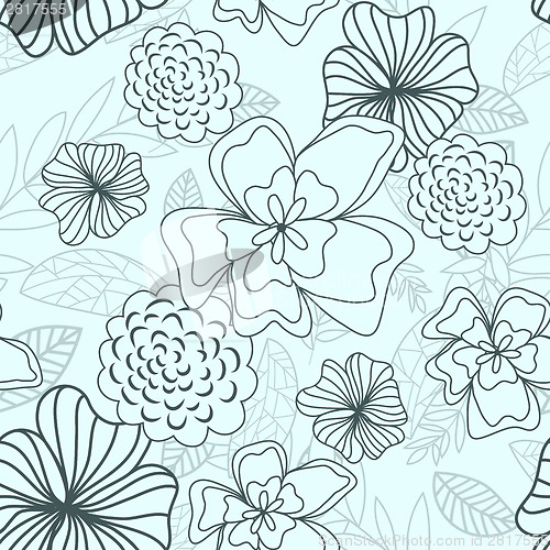 Image of Seamless floral pattern