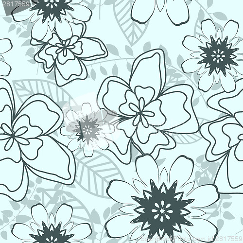 Image of Seamless floral pattern