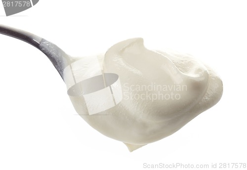 Image of Spoon with cream