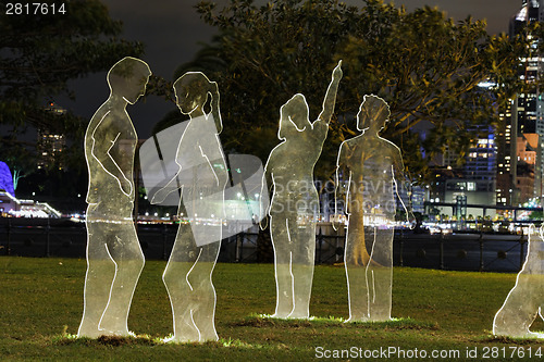 Image of Sea of People Vivid Sydney