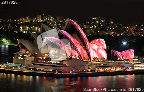 Image of Front elevated view of Sydney Opera House