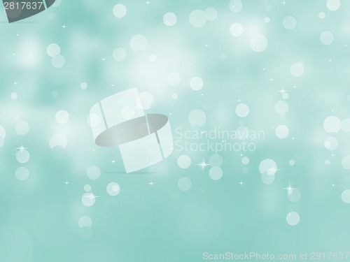 Image of Glittery blue Christmas background. EPS 8