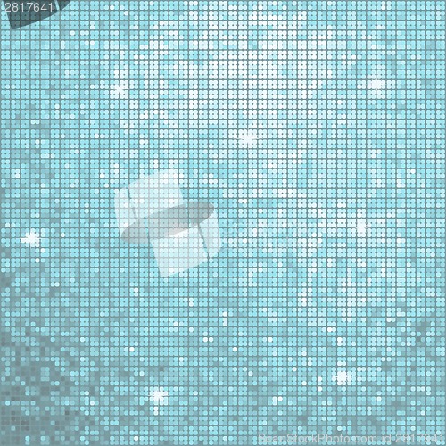 Image of Blue mosaic background. EPS 8