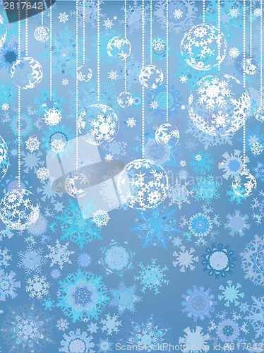 Image of Vintage Christmas card. EPS 8