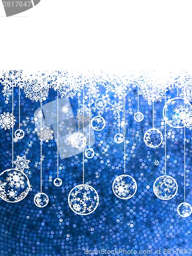 Image of Christmas background with copyspace. EPS 8