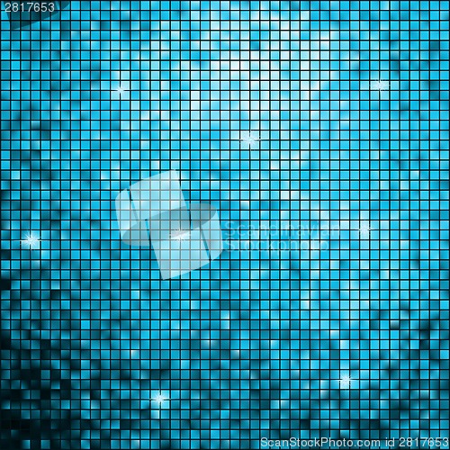 Image of Amazing template design on blue glittering. EPS 8