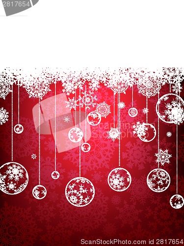 Image of Christmas background with copyspace. EPS 8