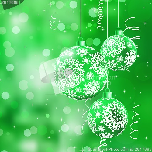 Image of Merry christmas card. EPS 8