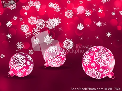 Image of Elegant Christmas Background. EPS 8