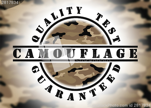 Image of Quality test guaranteed stamp 