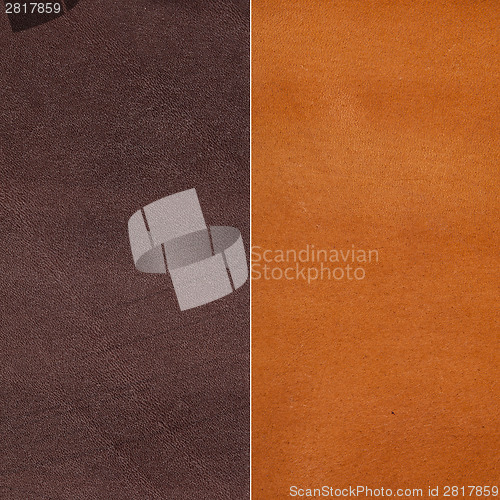 Image of Brown leather texture