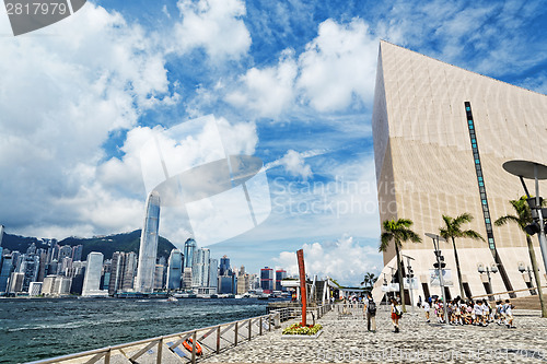 Image of Hong Kong harbour at day