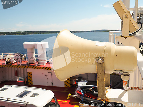 Image of Speaker on ferry