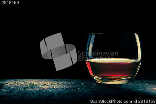 Image of glass of bourbon