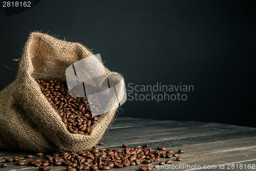 Image of sack of coffee beans