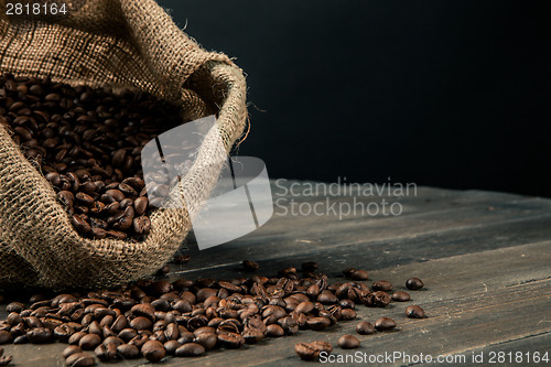 Image of sack of coffee beans