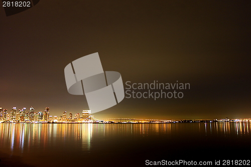 Image of San Diego Skyline Night