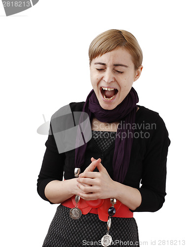 Image of Desperate woman