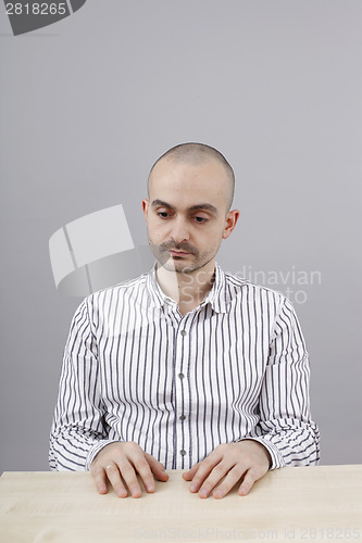 Image of Man at desk