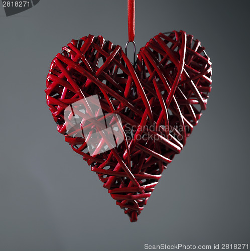 Image of Hand made red heart