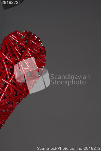 Image of Hand made red heart