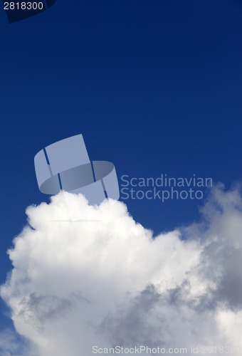 Image of Blue sky with clouds 