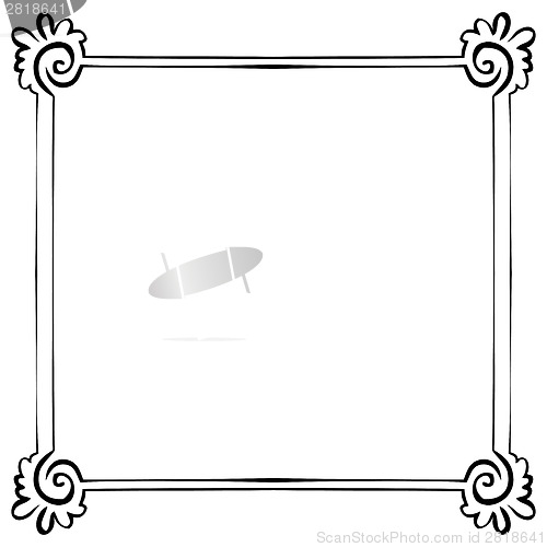 Image of Vector frame. Element for design
