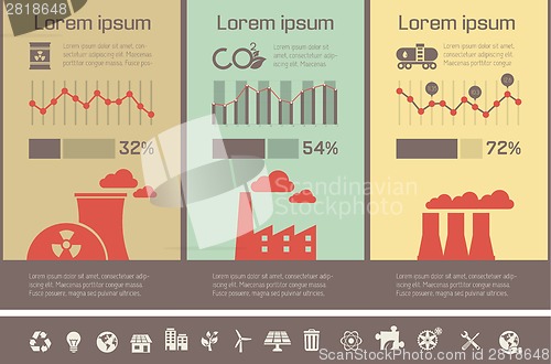 Image of Ecology Infographic Template.