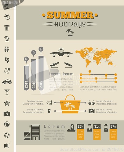 Image of Travel Infographic Template.