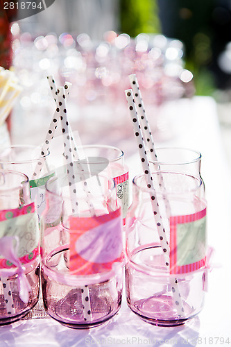 Image of Decorative party glasses