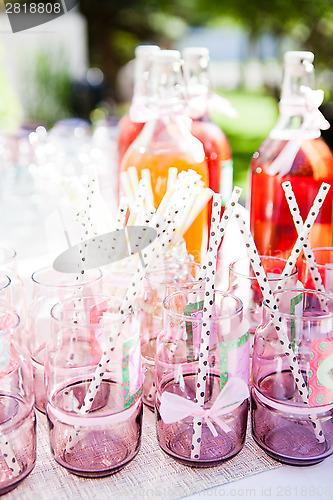 Image of Decorative party glasses