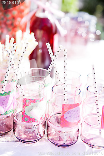 Image of Decorative party glasses