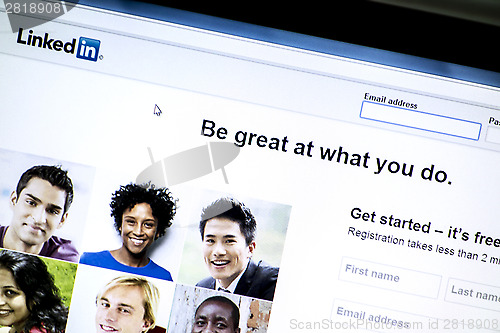 Image of Linkedin website