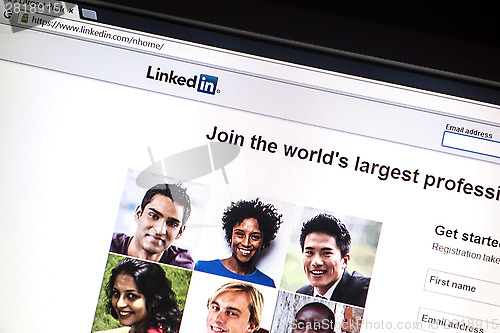 Image of Linked in website