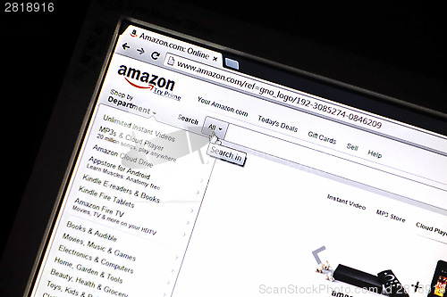Image of amazon  website