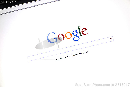 Image of Google website